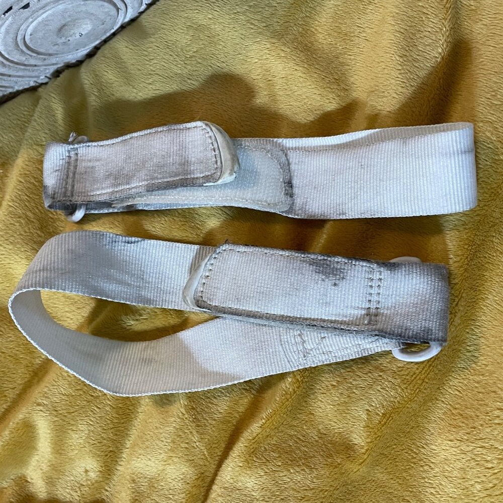 Nike Air Force 1 High Top Sneakers Size 13 White Leather & Mesh Mens - Picture 8 of 13